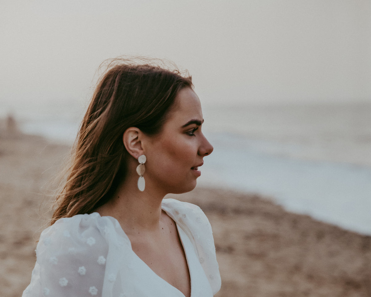 Beach clearance wedding earrings