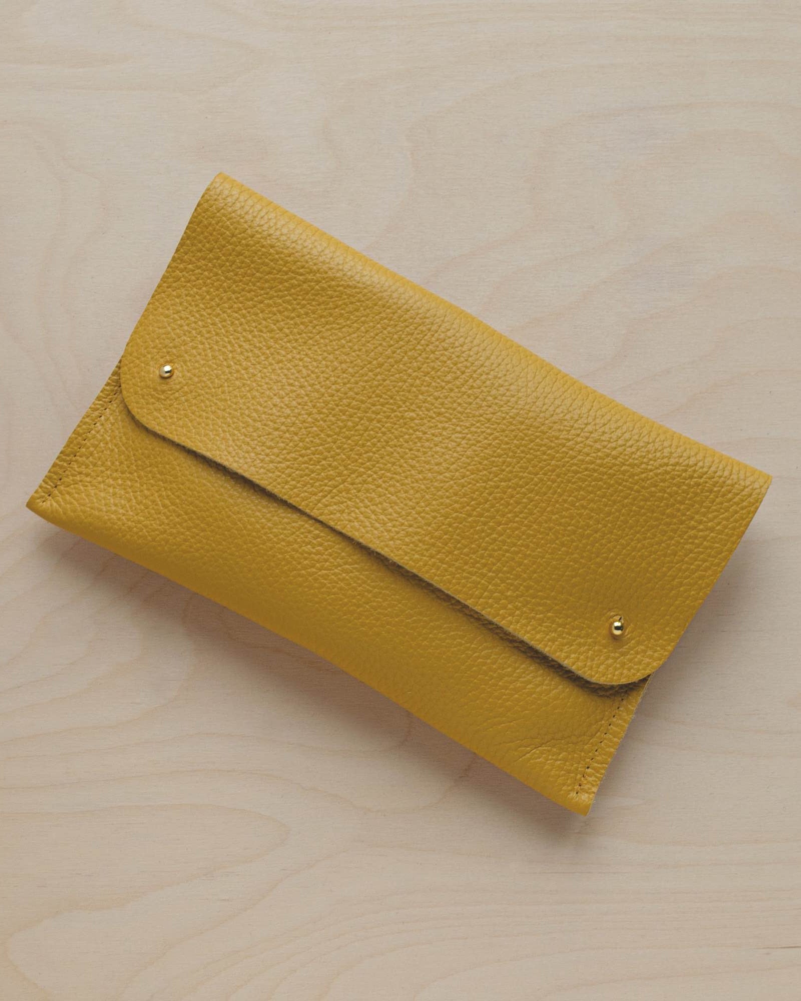 Mustard yellow Clutch Bag