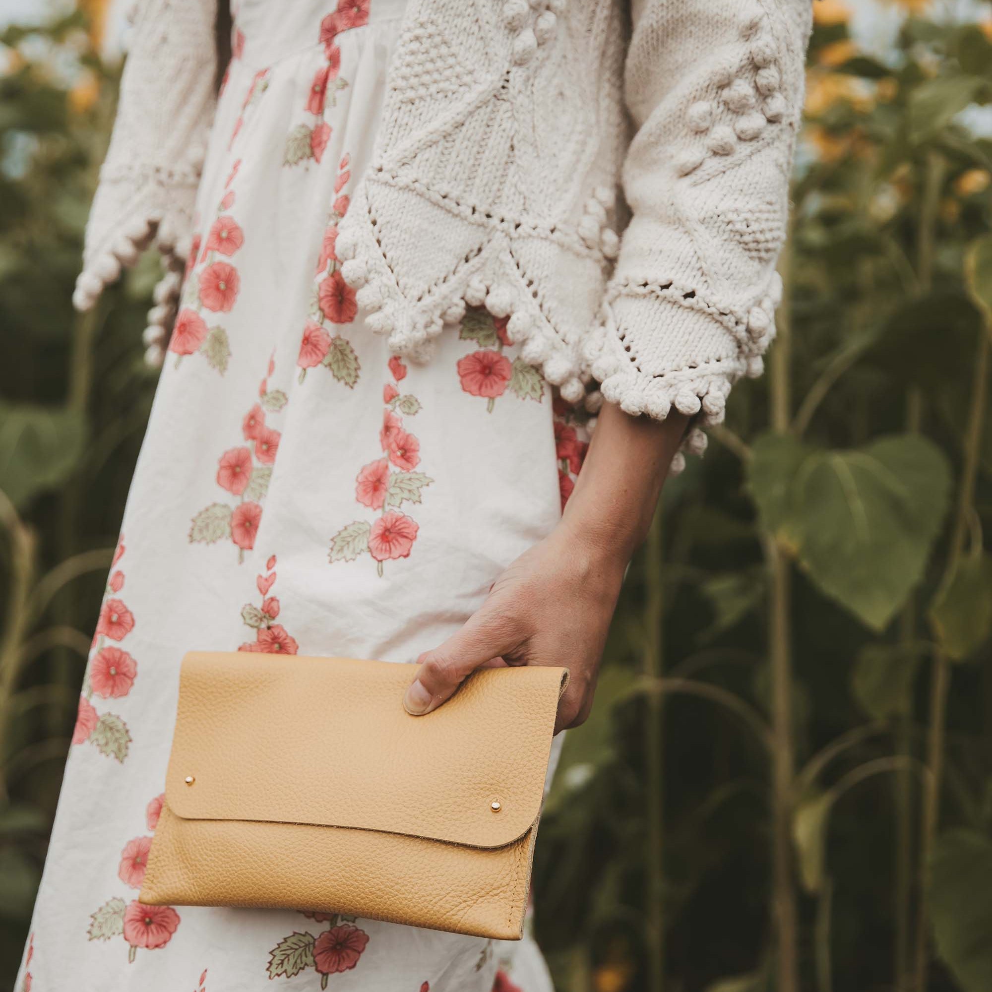Mustard Yellow Clutch Bag