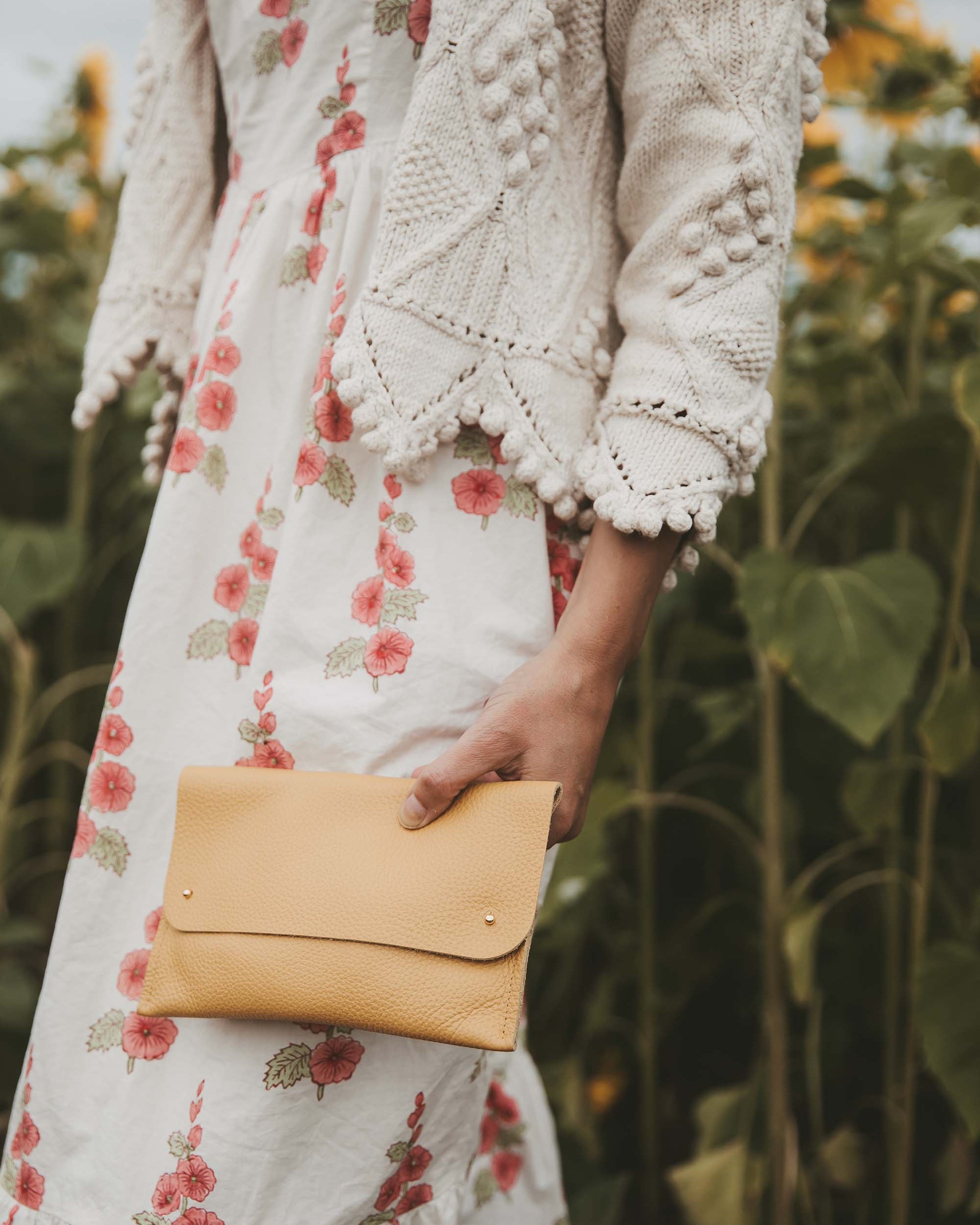 Mustard Yellow Clutch Bag