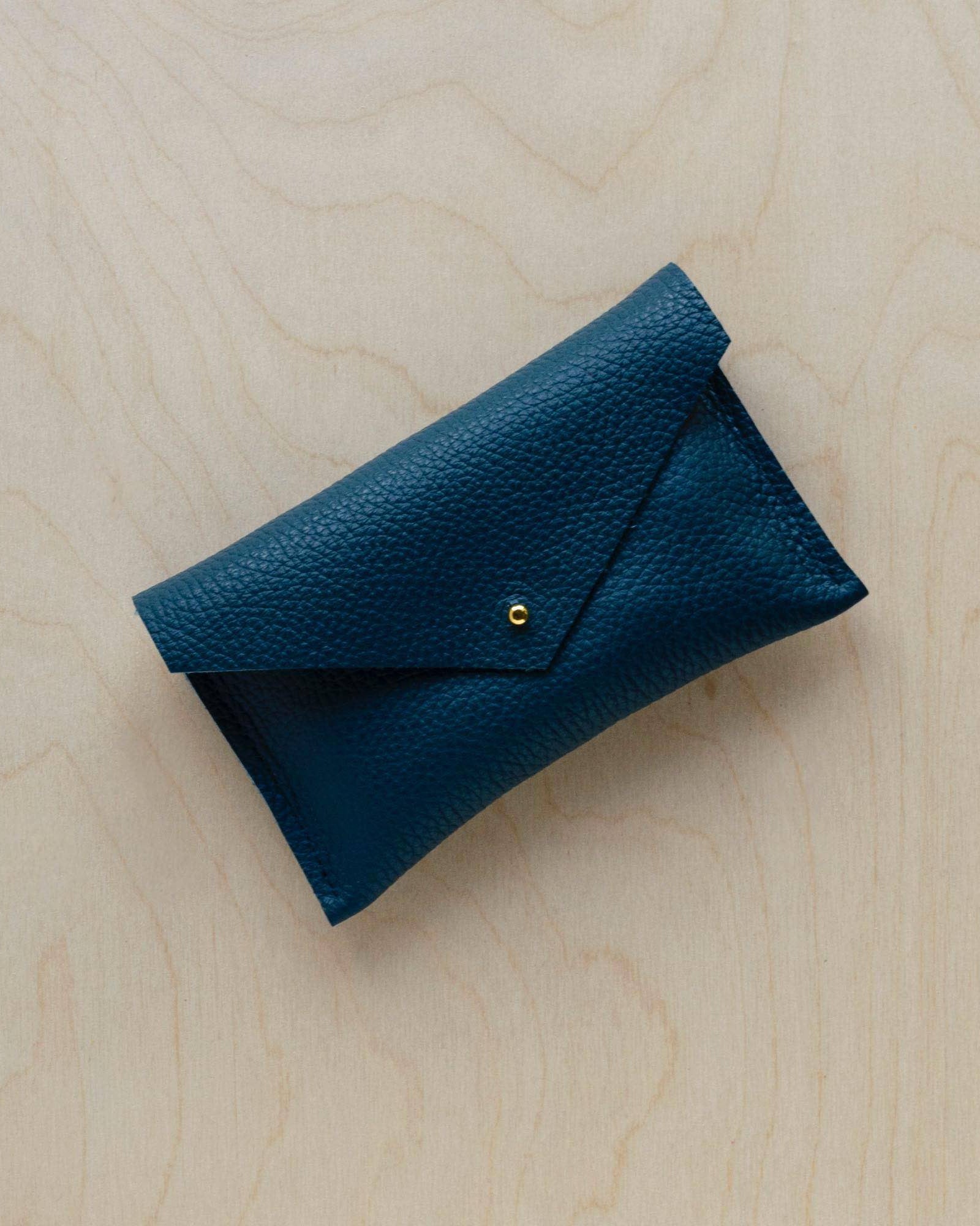 Atlantic Teal leather everyday purse.