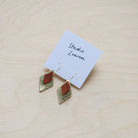 Bea Hoop Earrings In Chestnut Brown