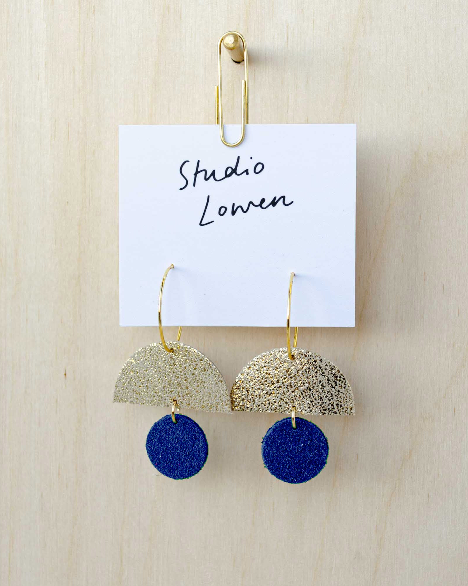 Sunrise Hoops in Ultramarine Blue