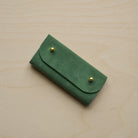 Moss green sewing needle case