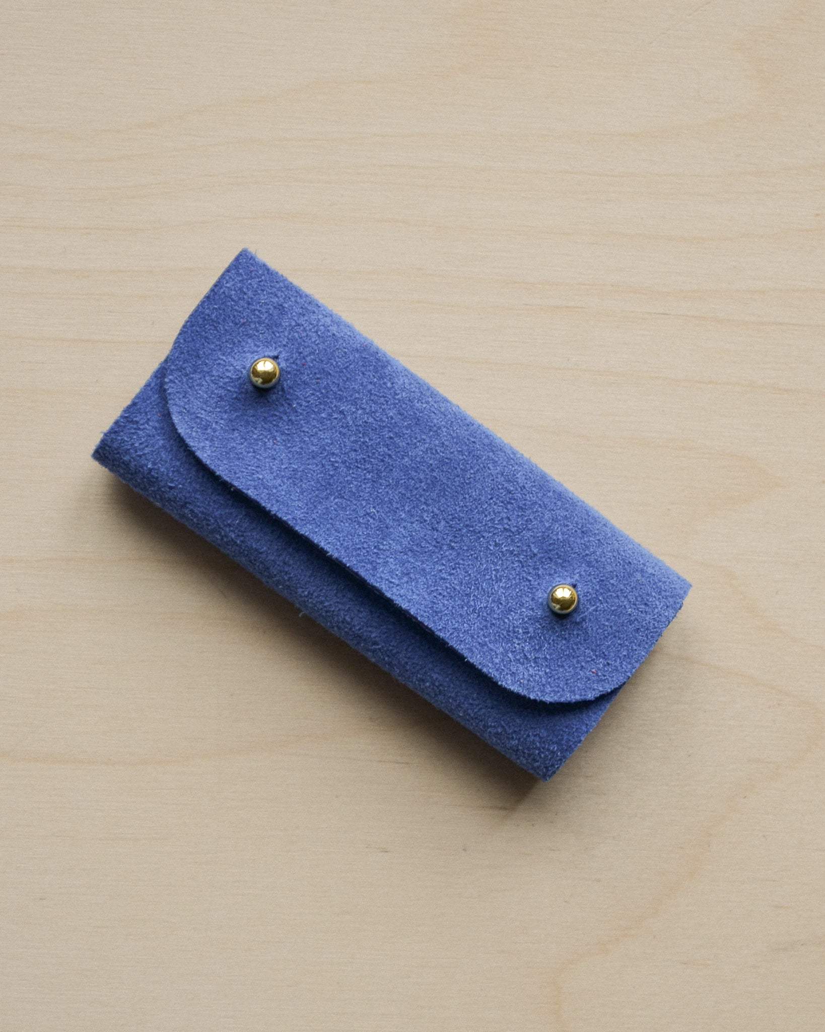 Cobalt Blue sewing needle case.