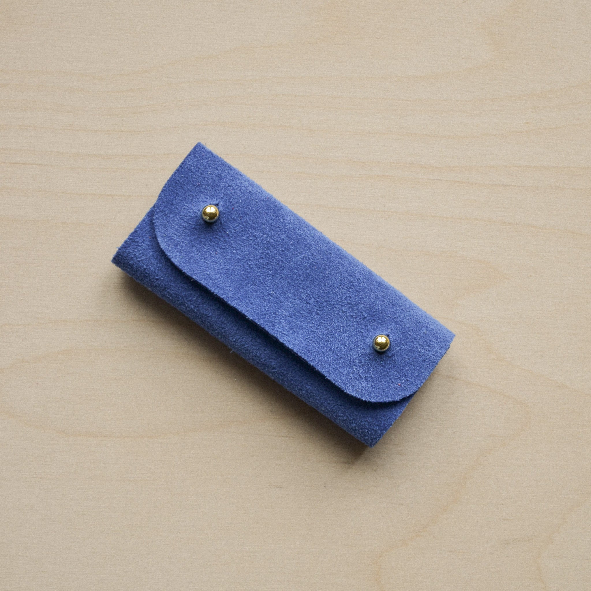 Cobalt Blue sewing needle case.