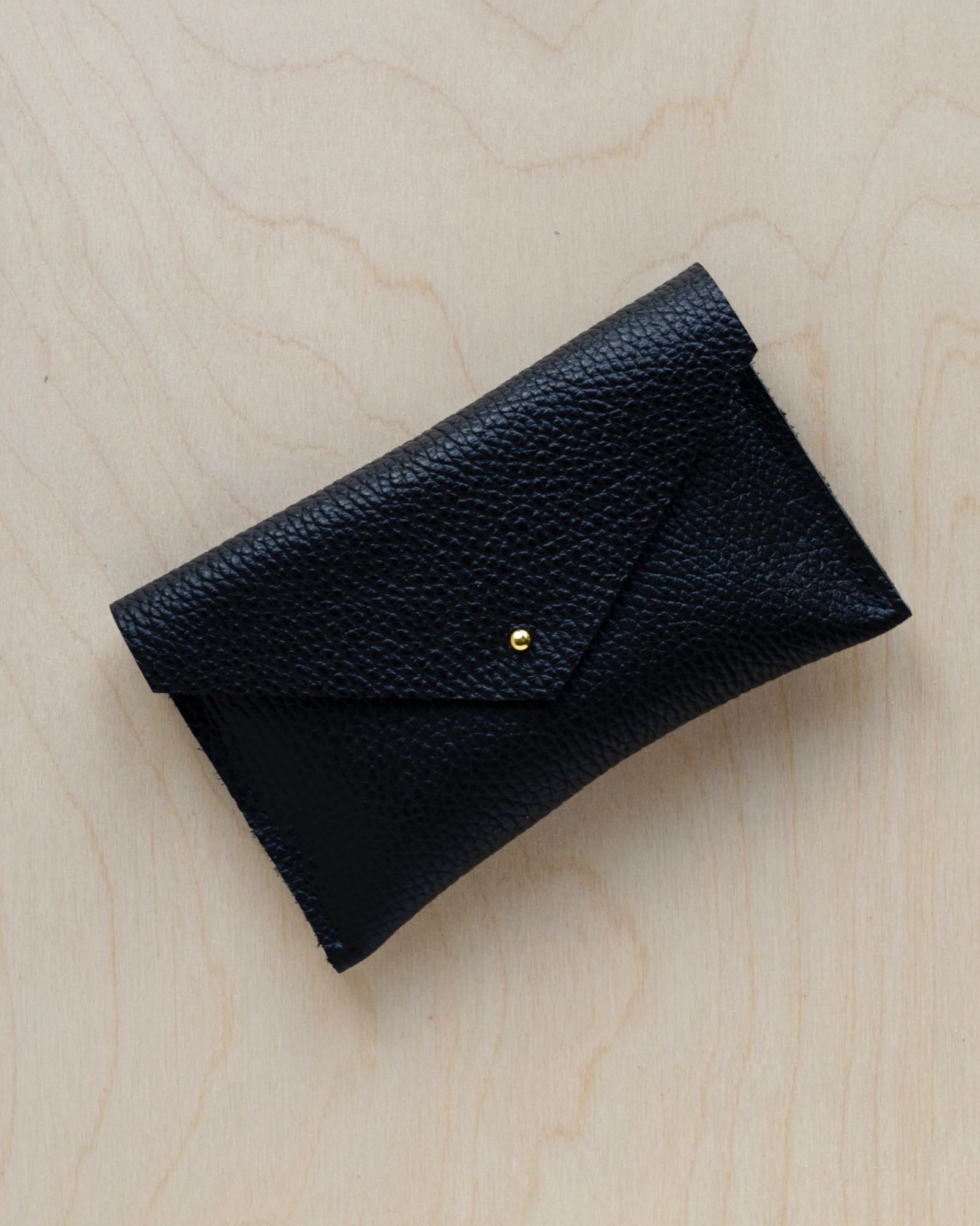 Leather Everyday Purse in Black.