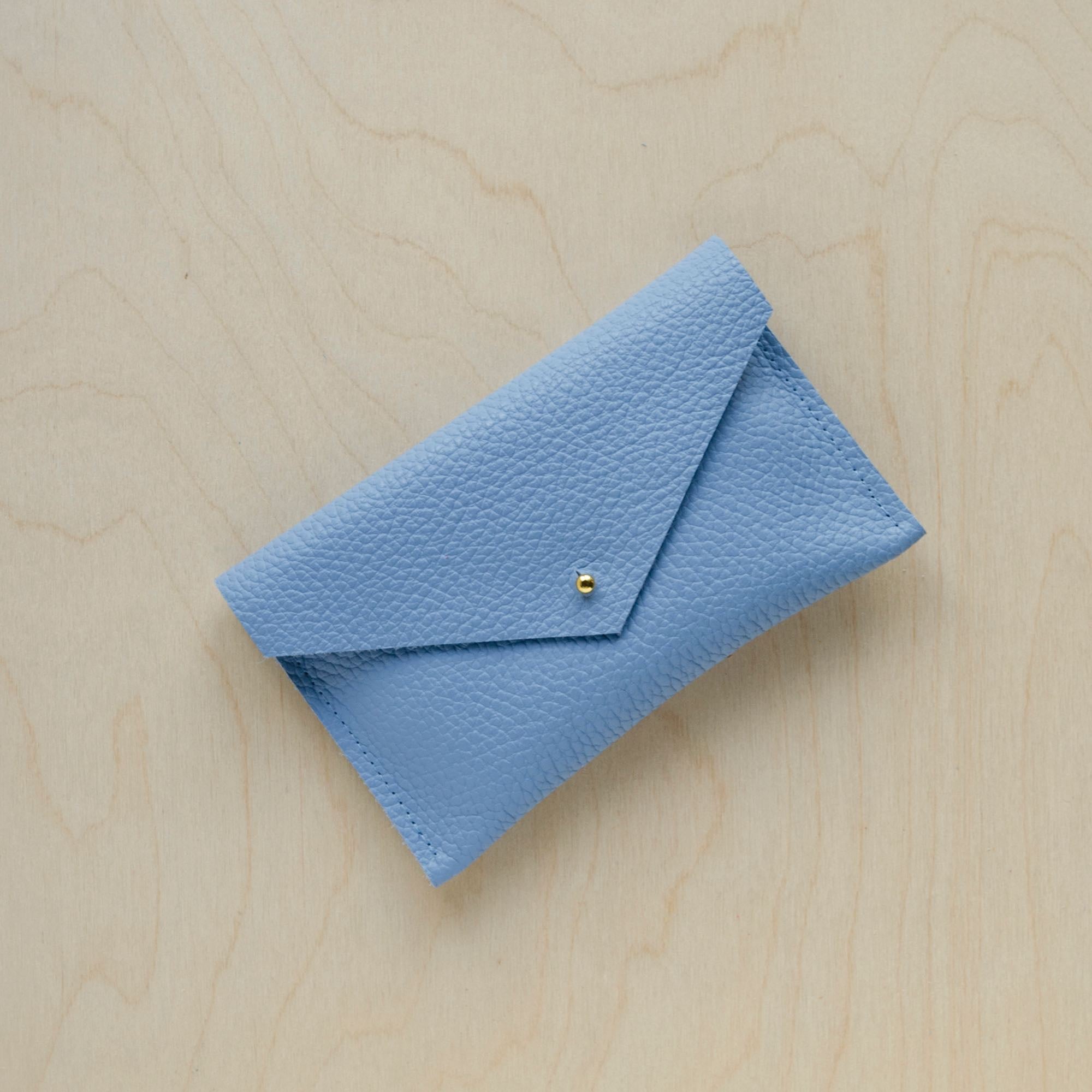 Leather Everyday Purse In Powder Blue
