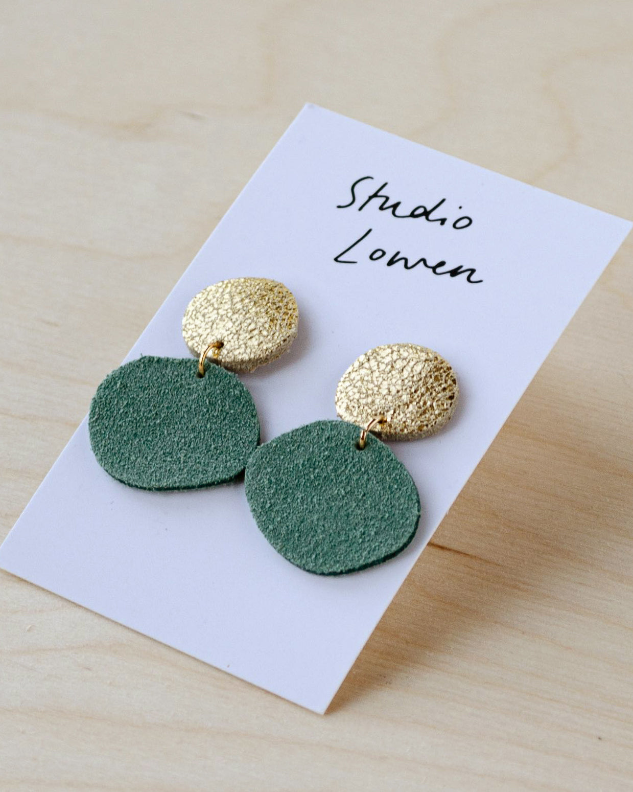 Pili Pop Earrings in Mint green