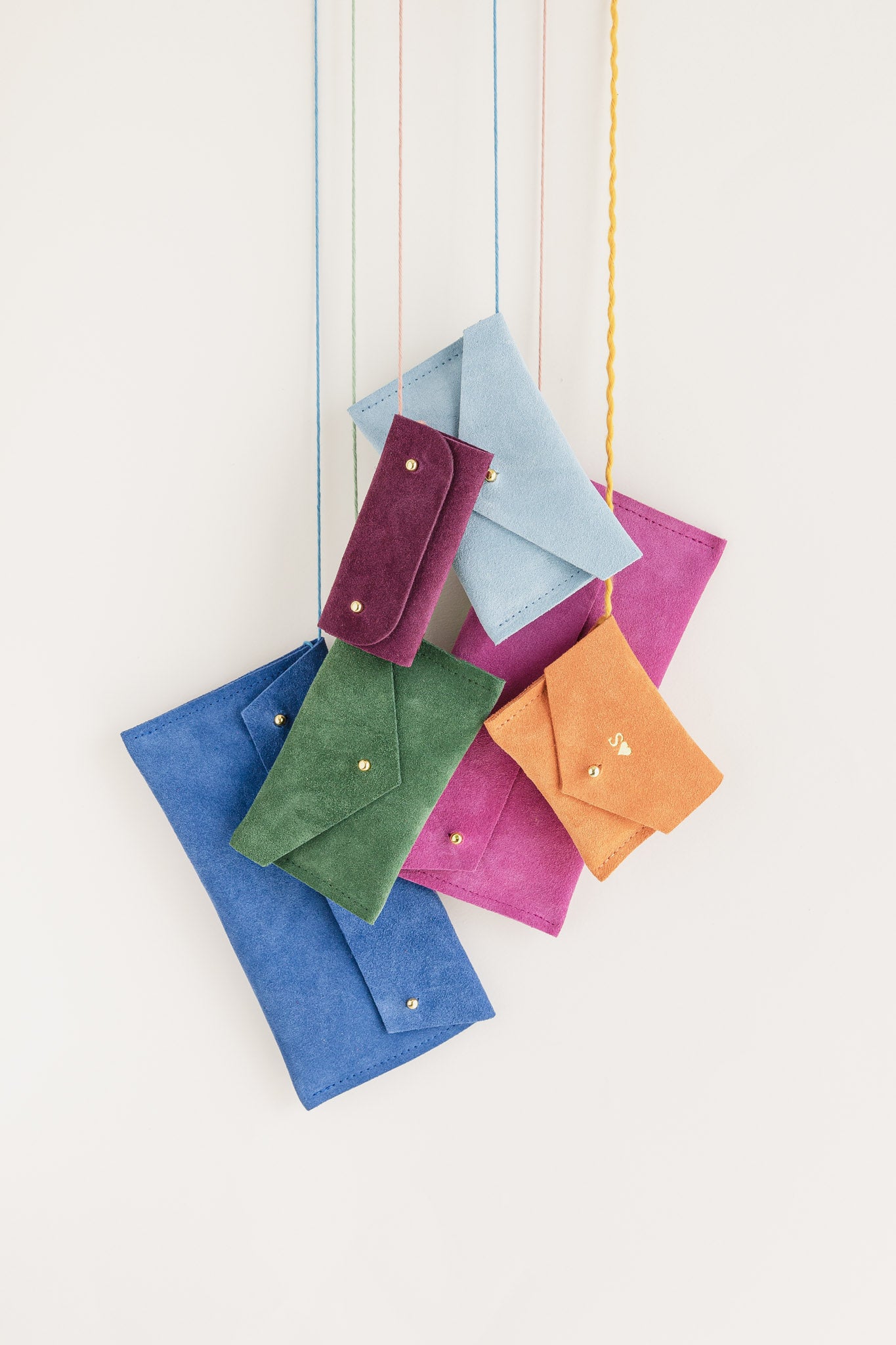 New colourful sewing and knitting pouches