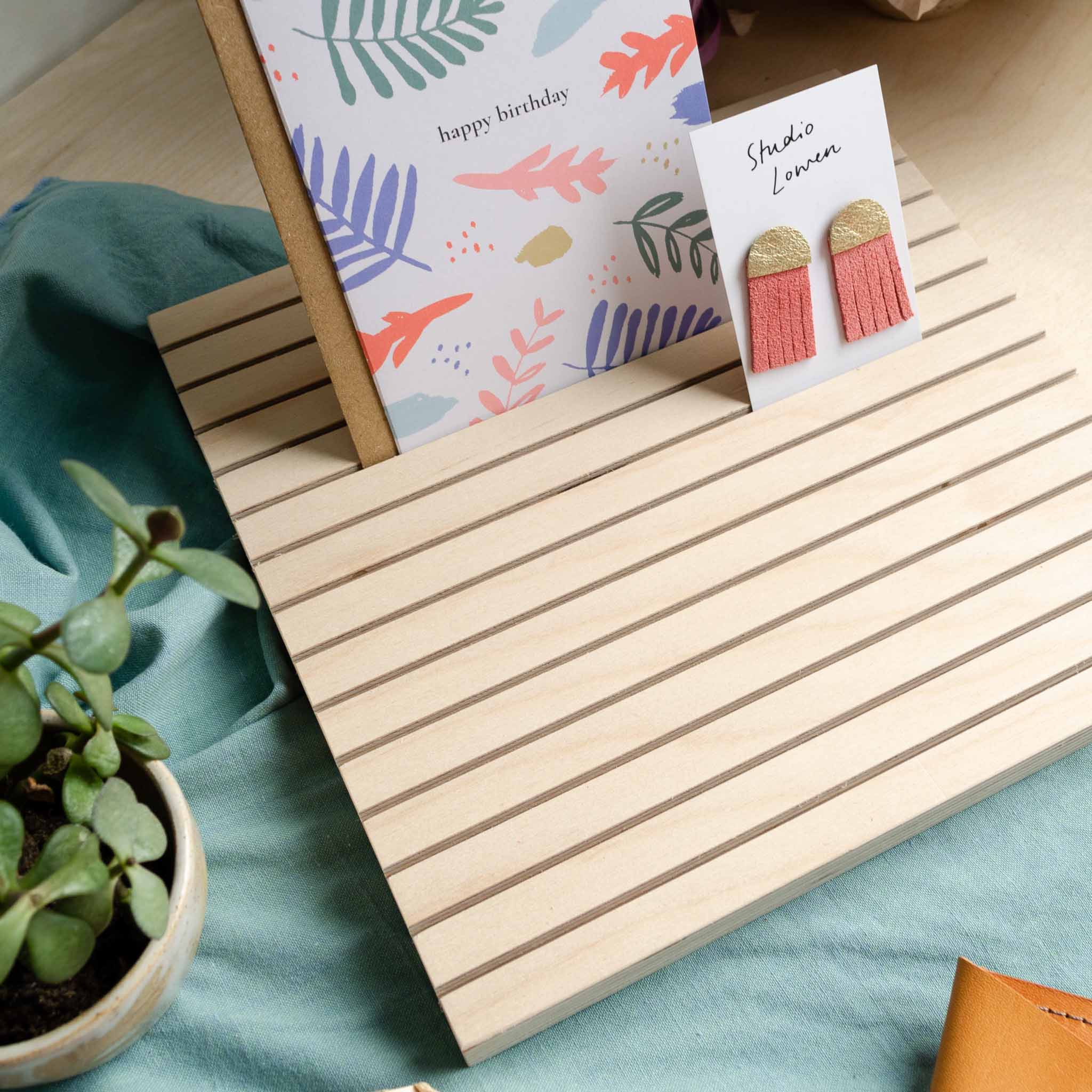Plywood Display Stands