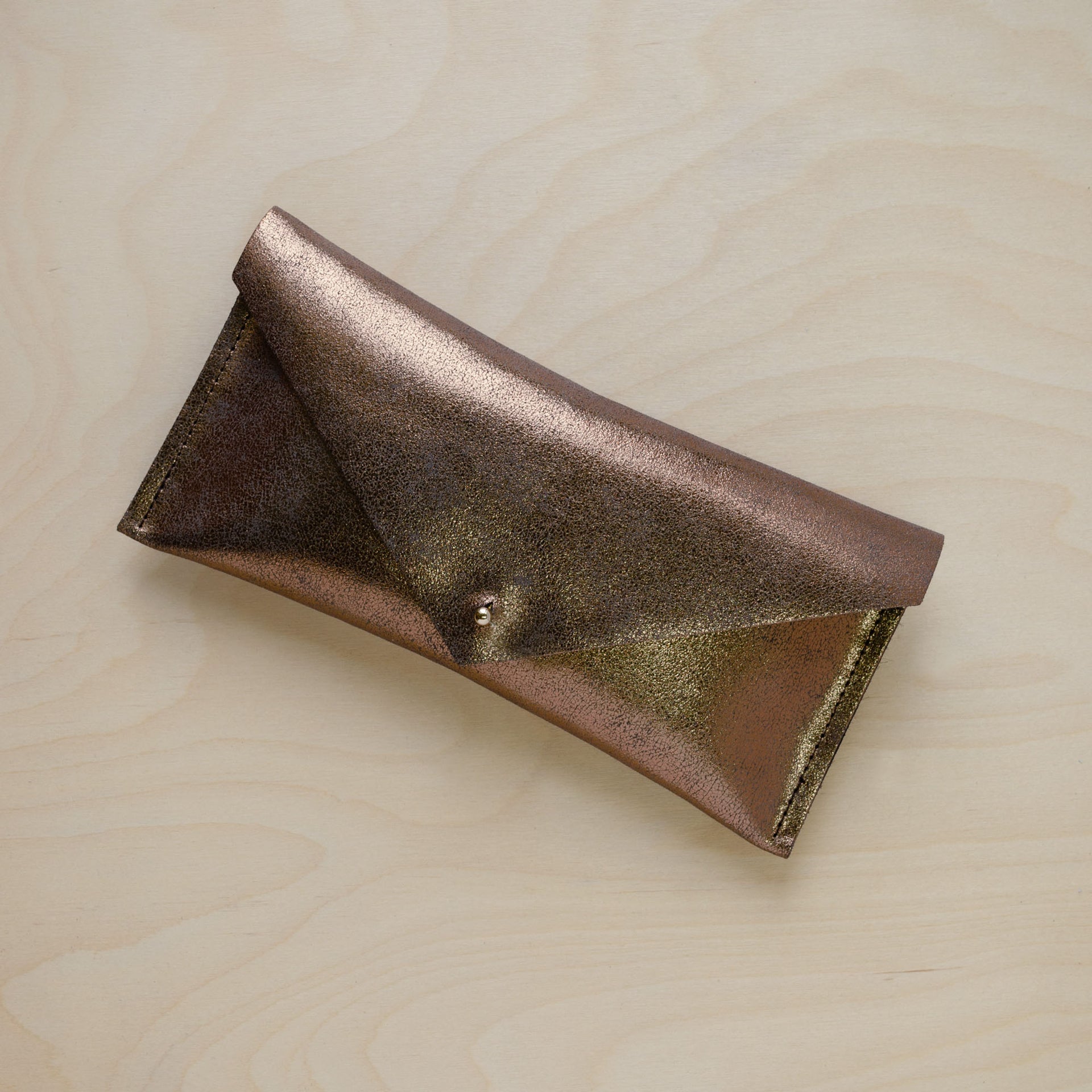 Silver and Gold Metallic Clutch Bag – Studio Lowen
