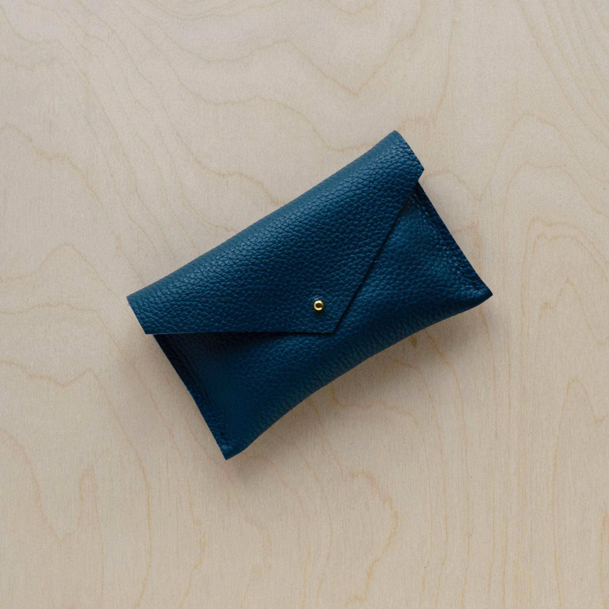 Atlantic Teal leather everyday purse.