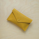 Mustard Yellow leather everyday purse