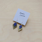 Bea Hoop Earrings in Ultramarine Blue