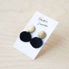 Bili Pop Earrings in Black