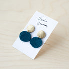 Bili Pop Earrings in Teal