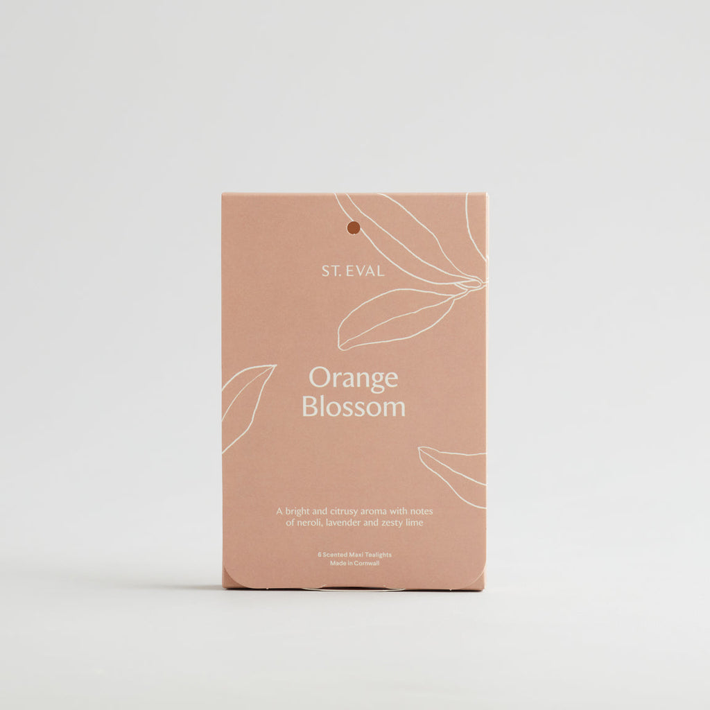 St Eval Orange Blossom Maxi Tealights Packaging